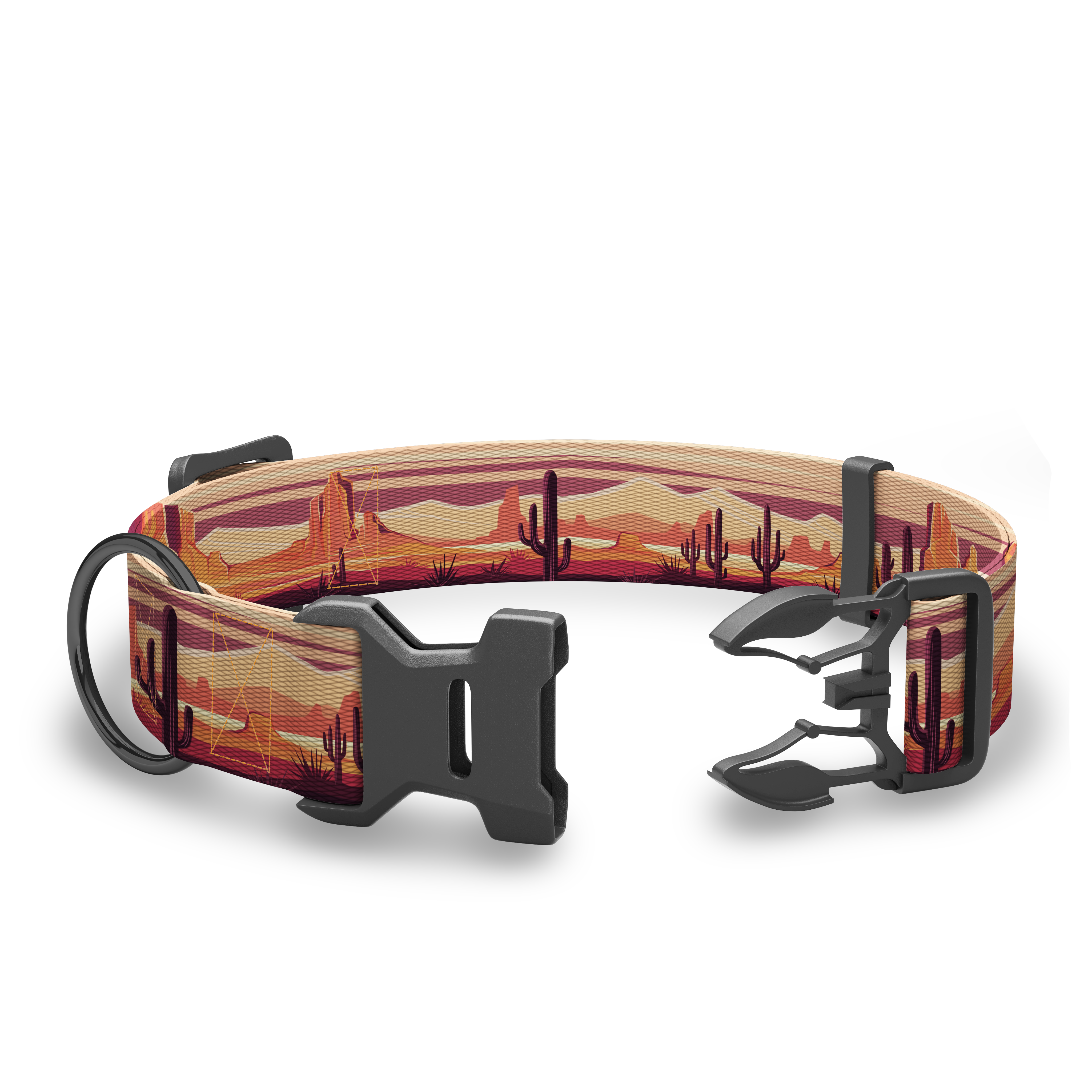 Wingo Outdoors - Coosa Dog Collar: Medium / Rainbow Trout